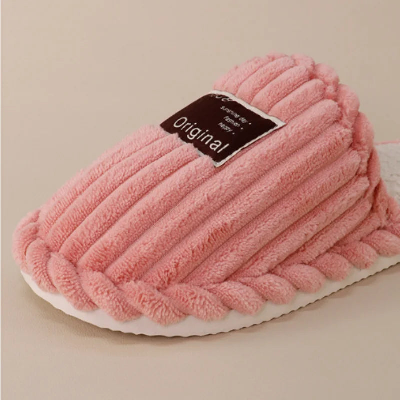 Haven Corduroy Slippers - ribbed upper detail