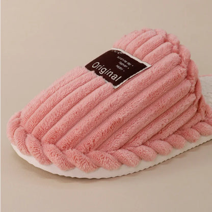 Haven Corduroy Slippers - ribbed upper detail