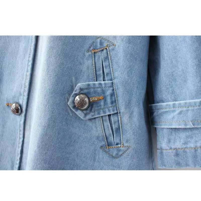 Everyday Denim Cape Coat - Riviera London