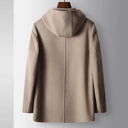 100% Woolen Hooded Coat - Riviera London