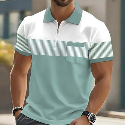 Riviera Elegant Zip Polo
