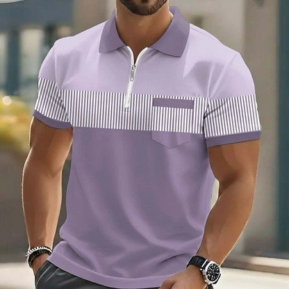 Riviera Elegant Zip Polo