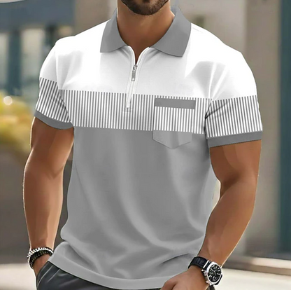Riviera Elegant Zip Polo