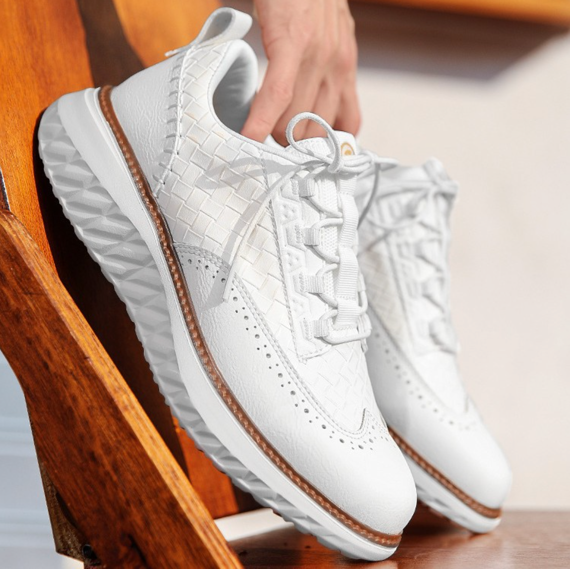 Hand-Stitched Hybrid Sneakers