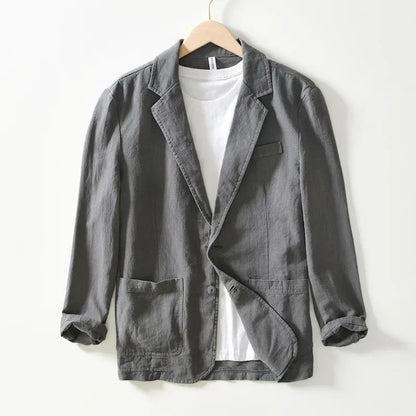 PalmSprings Cotton-Linen Blazer