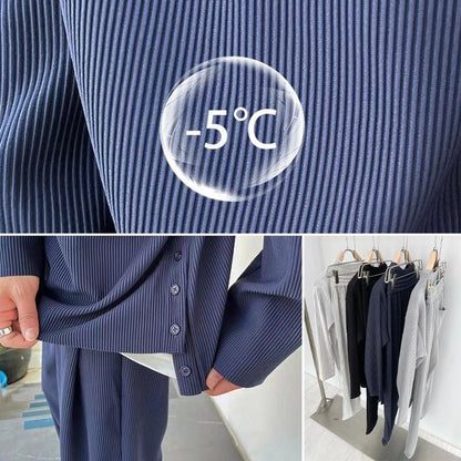 Men’s Loose Fashionable Long Sleeve 2-piece Set（50% OFF） - Riviera London