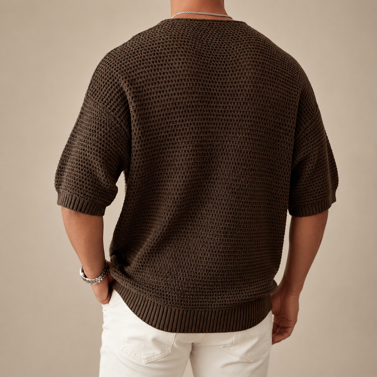 Loxley Open-Knit Tee