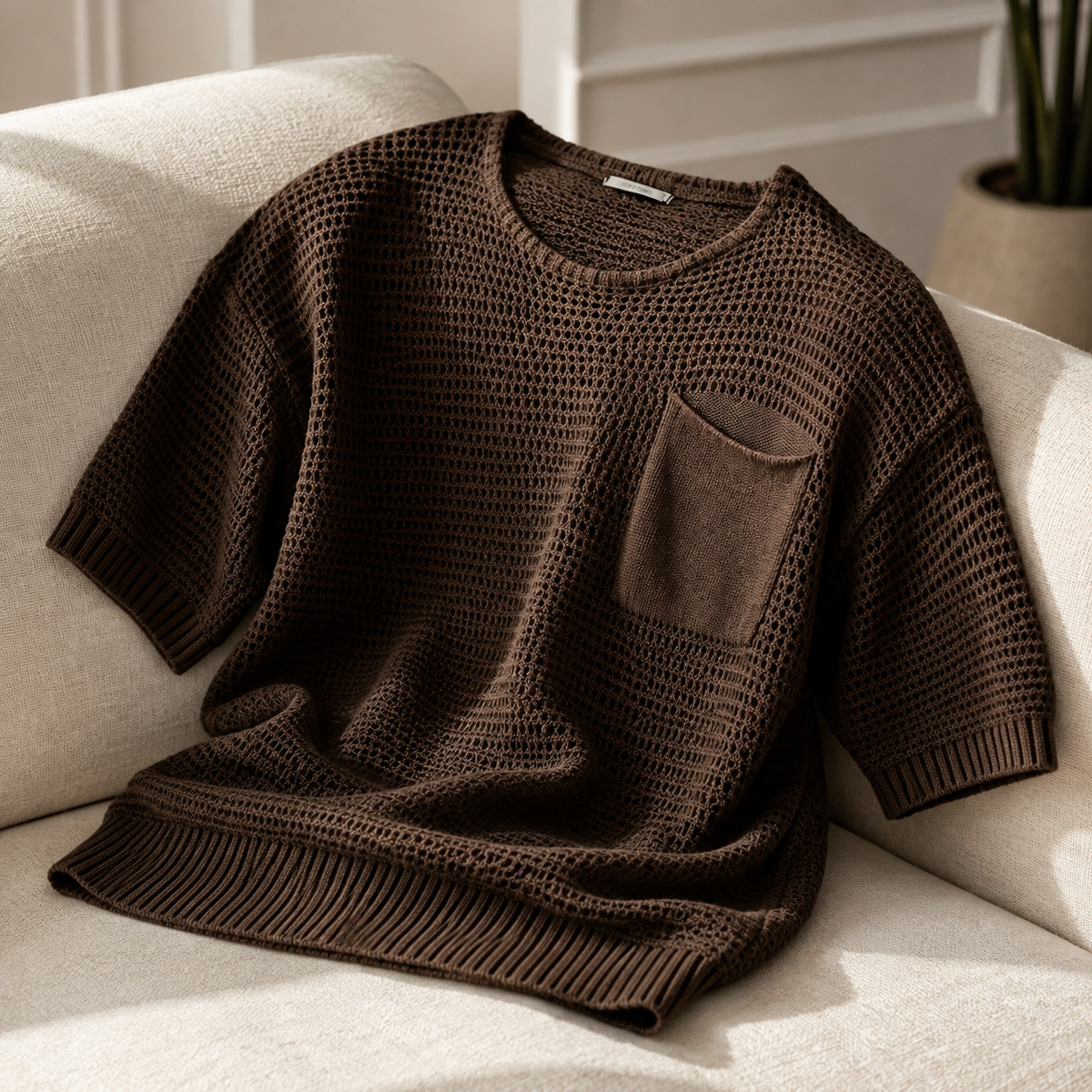 Loxley Open-Knit Tee