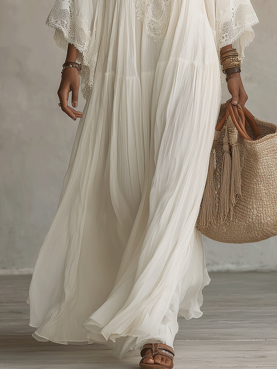 Indara V-Neck Maxi Dress