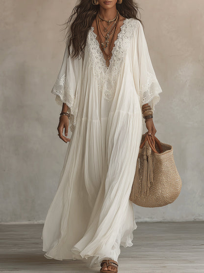 Indara V-Neck Maxi Dress