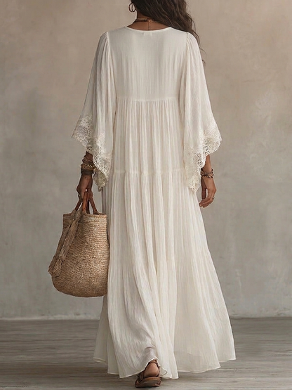 Indara V-Neck Maxi Dress