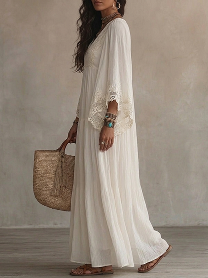 Indara V-Neck Maxi Dress
