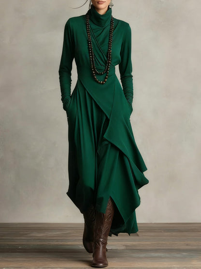 Patrizia Asymmetric Maxi Dress