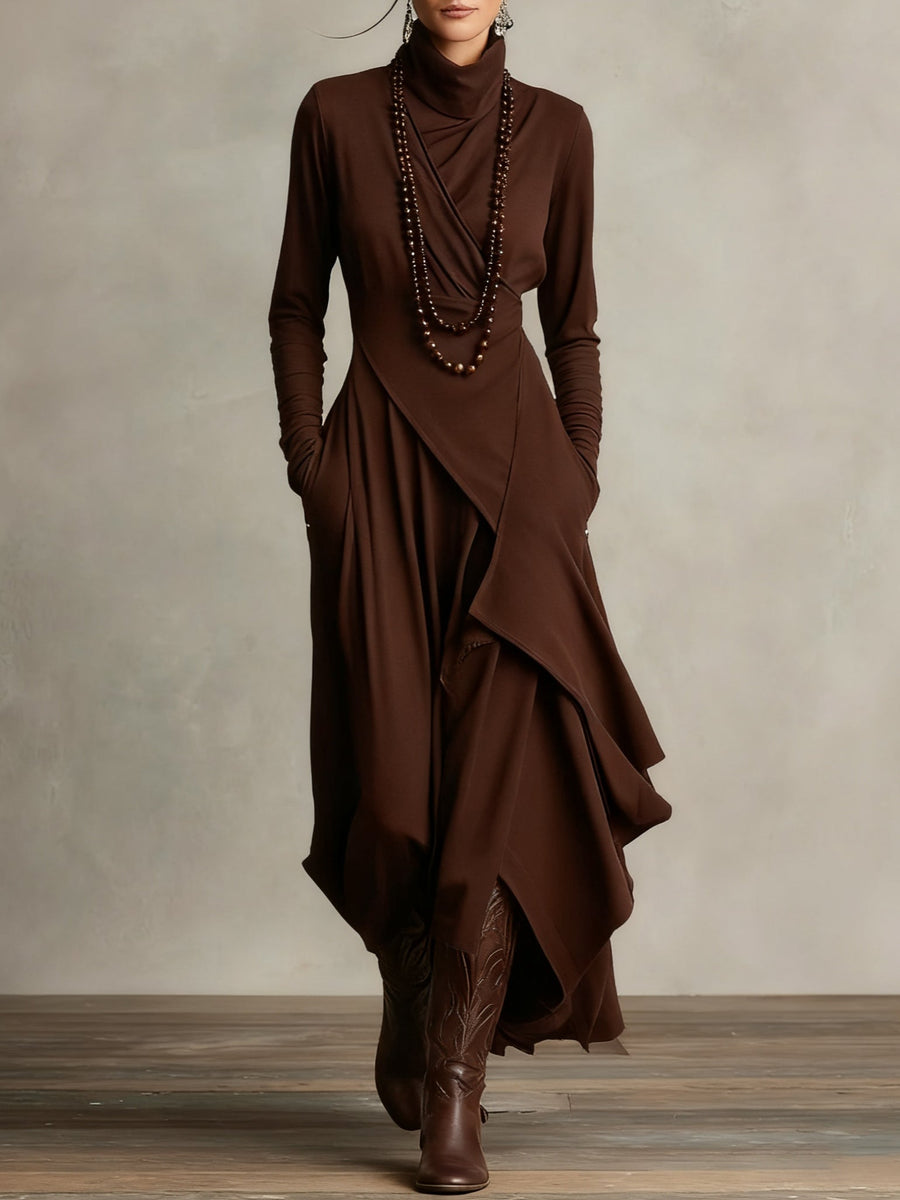 Patrizia Asymmetric Maxi Dress