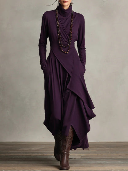 Patrizia Asymmetric Maxi Dress