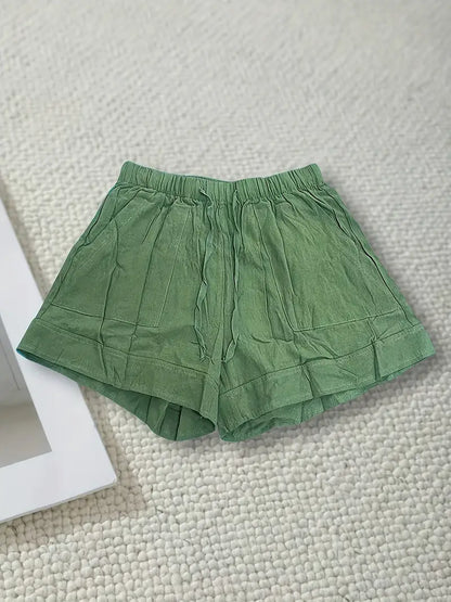 Maya Relaxed Drawstring Shorts - Riviera London