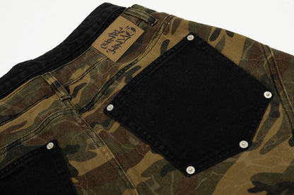 Omirad Camo Panel Cargo Shorts