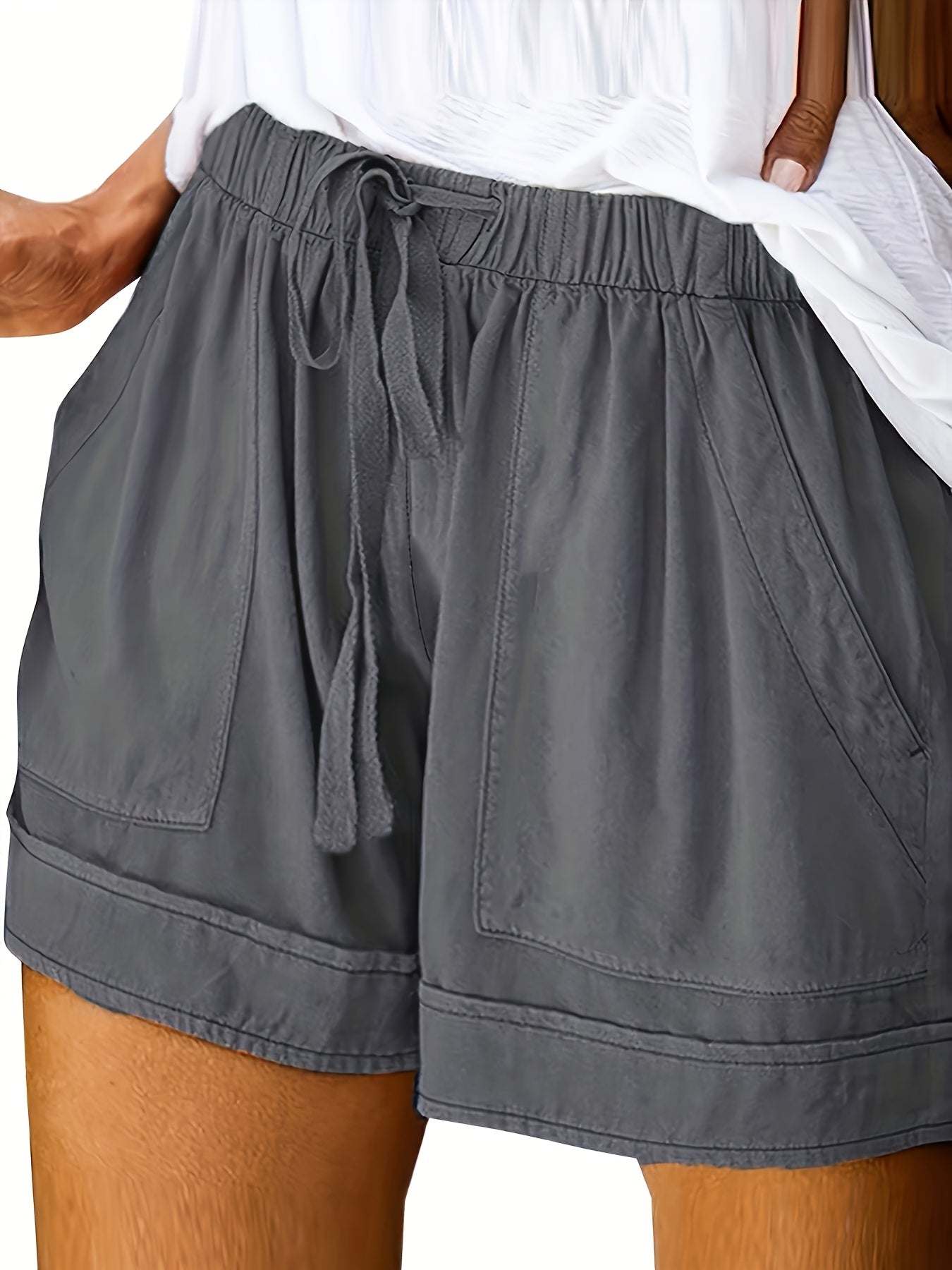 Maya Relaxed Drawstring Shorts - Riviera London