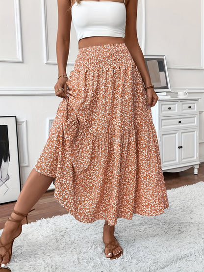 Elena Ditsy Floral Skirt - Riviera London