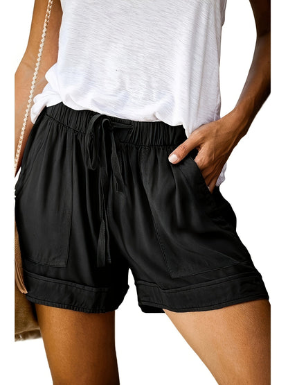 Maya Relaxed Drawstring Shorts - Riviera London