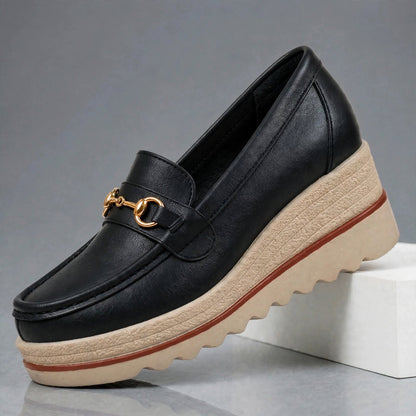 Harriet Wedge Loafers