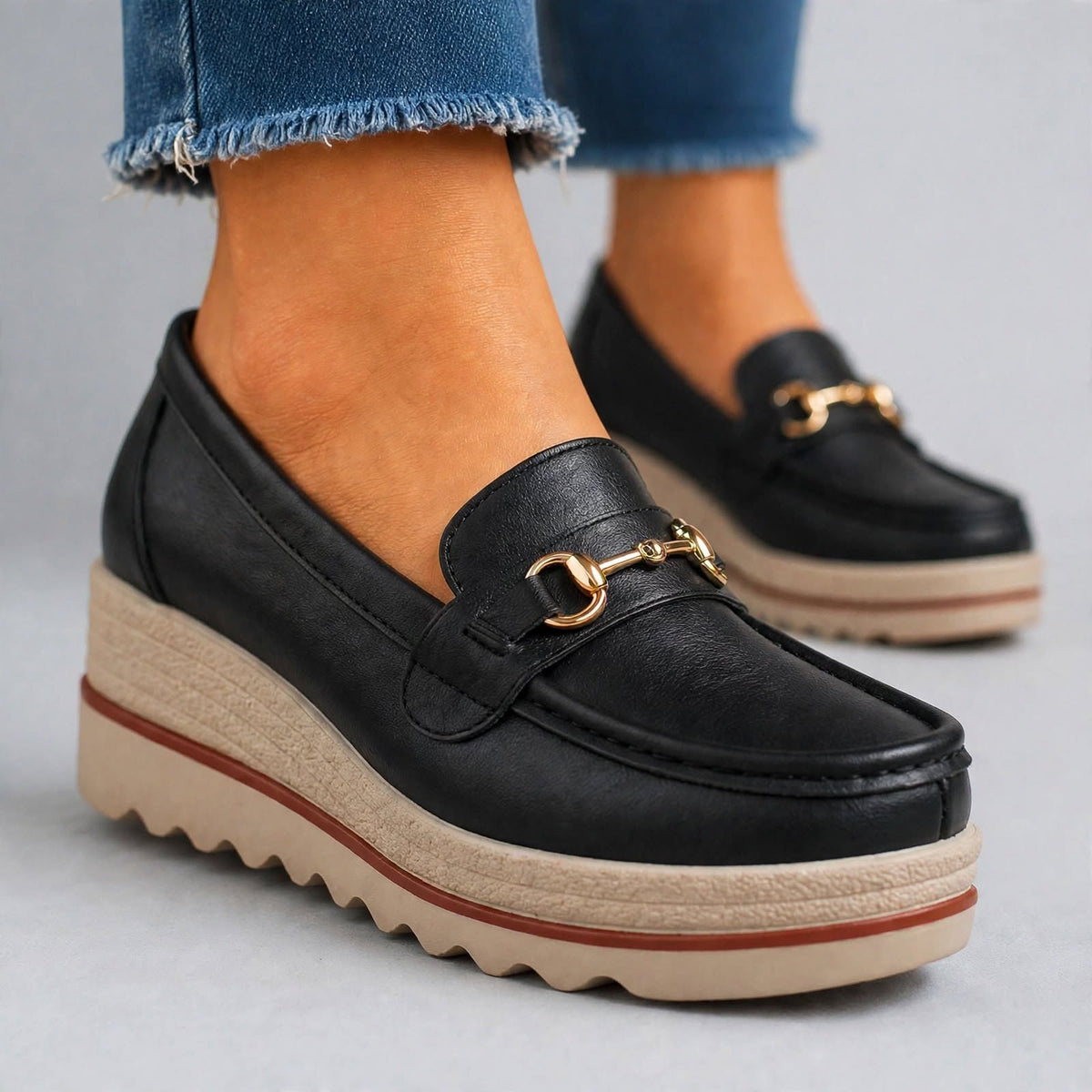 Harriet Wedge Loafers