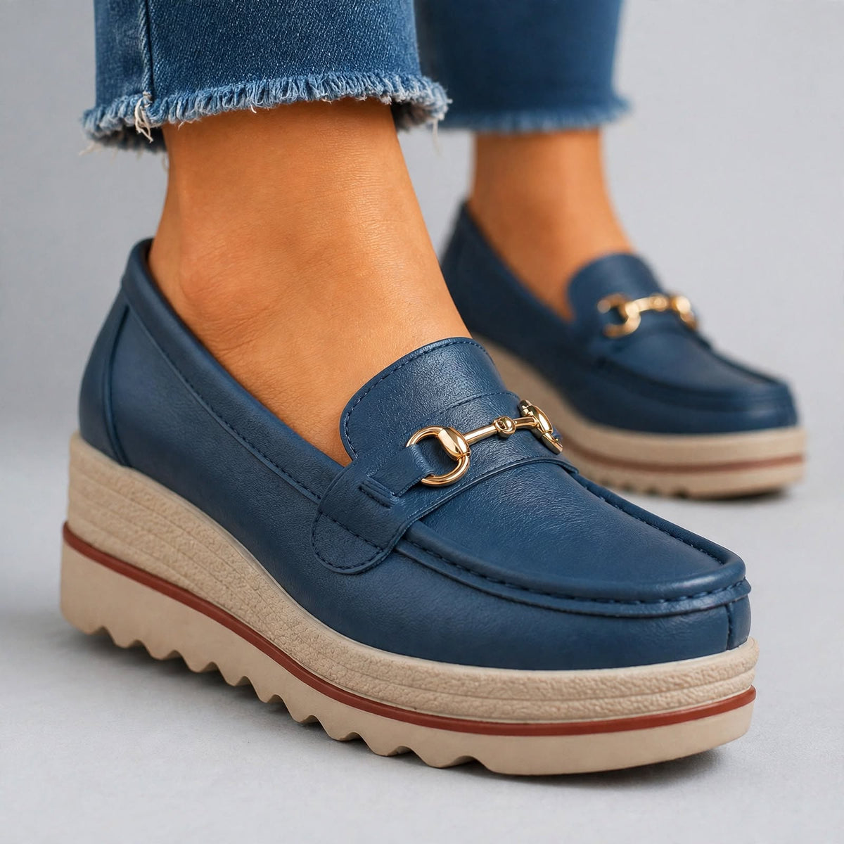 Harriet Wedge Loafers