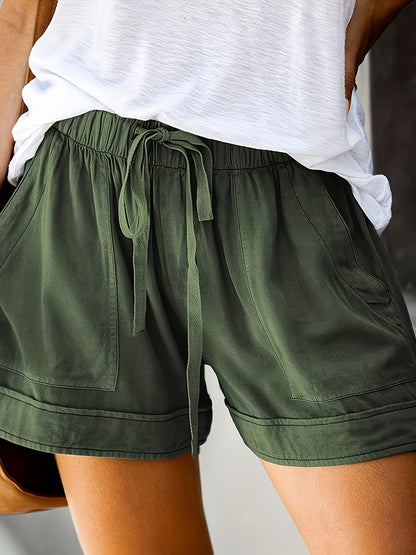 Maya Relaxed Drawstring Shorts - Riviera London