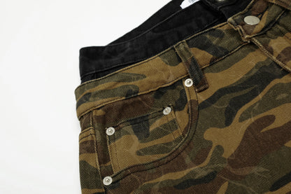 Omirad Camo Panel Cargo Shorts