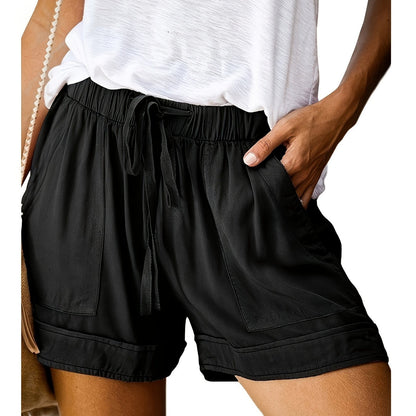 Maya Relaxed Drawstring Shorts - Riviera London