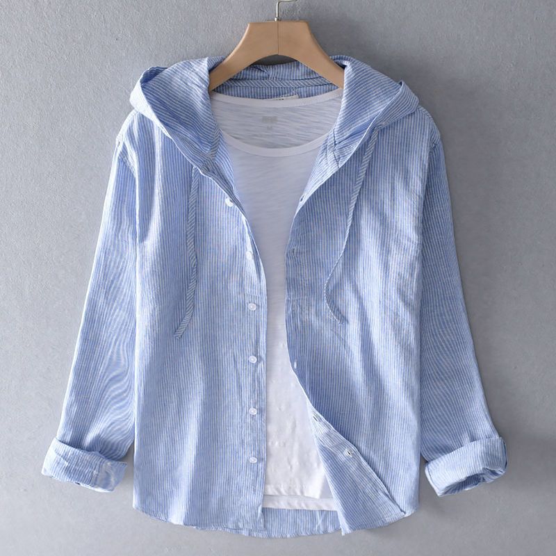 Nova Linen Hoodie - Riviera London