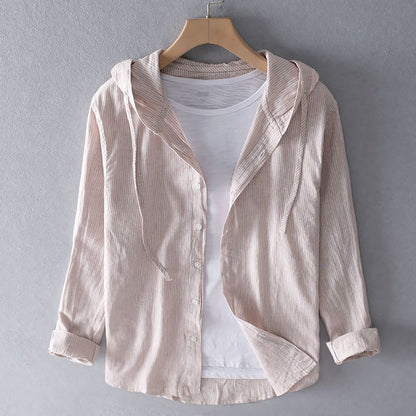 Nova Linen Hoodie - Riviera London