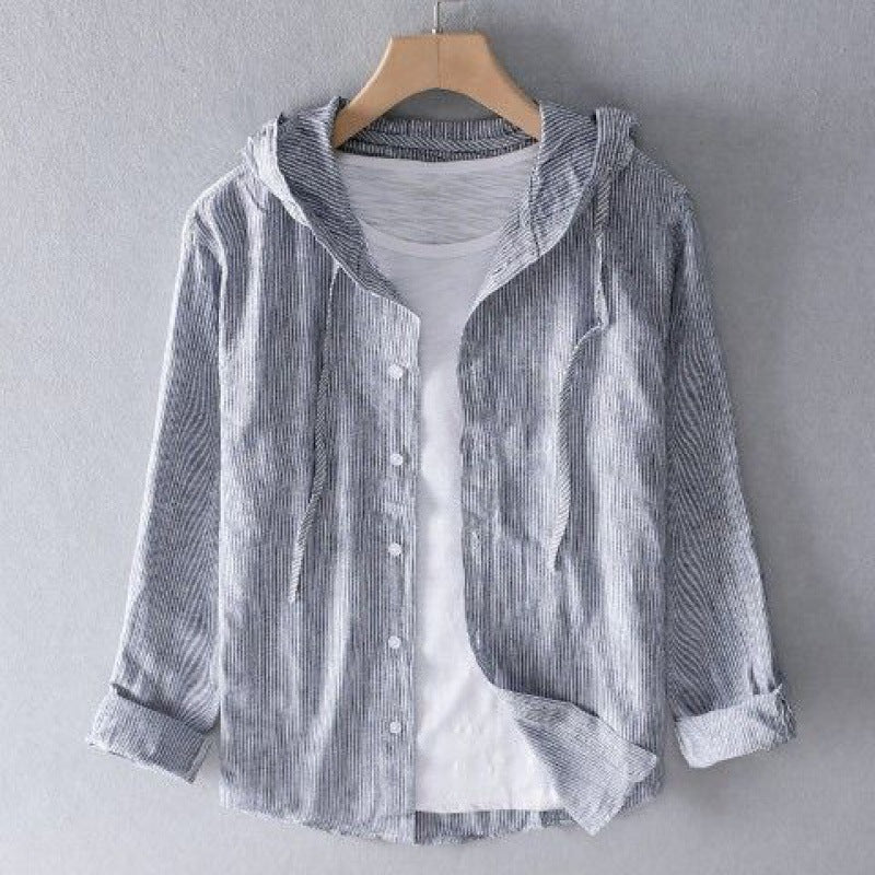 Nova Linen Hoodie - Riviera London