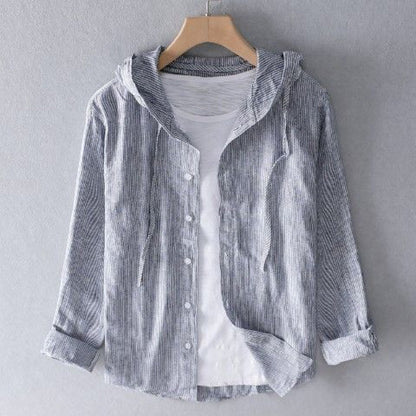 Nova Linen Hoodie - Riviera London