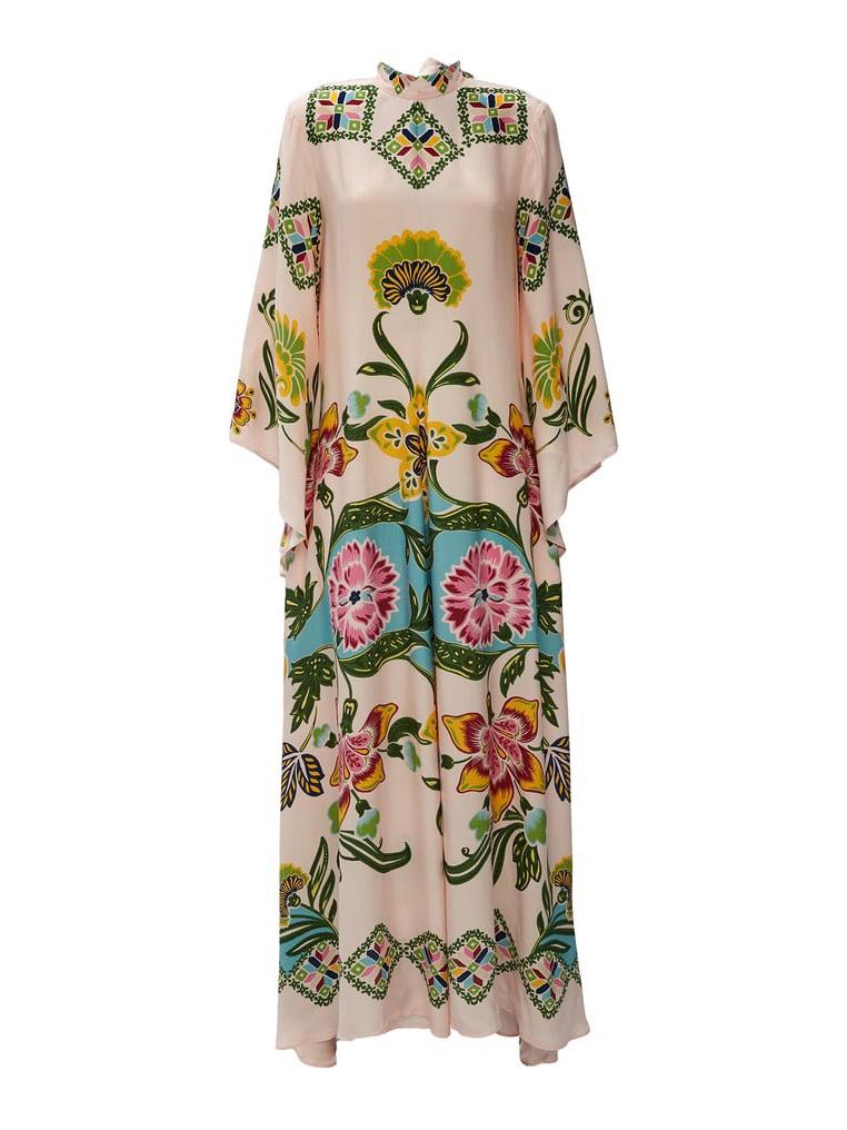 Exquisite Sunshine Floral Print Flowing Maxi Dress - Riviera London