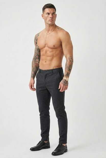 Luca Slim Fit Trousers – Blue