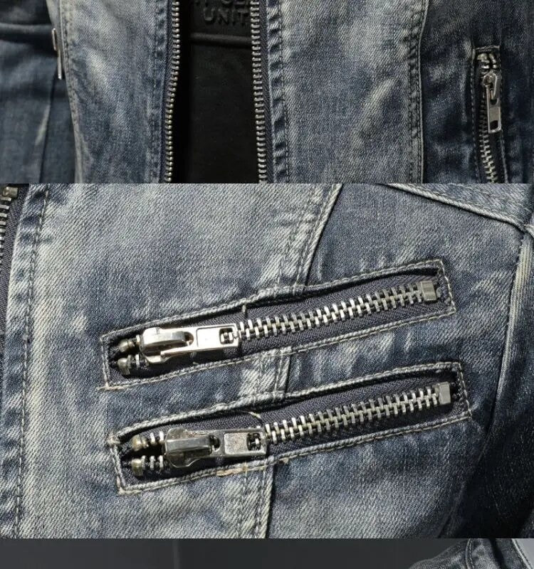 Alessio | Retro Denim Jacket - Riviera London