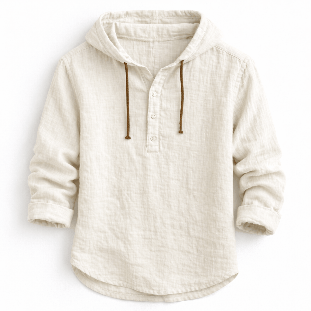 Bergen Hooded Linen Shirt
