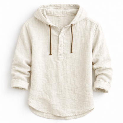 Bergen Hooded Linen Shirt