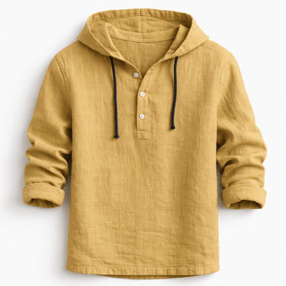 Bergen Hooded Linen Shirt