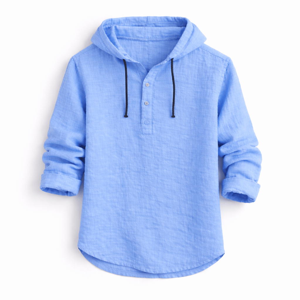 Bergen Hooded Linen Shirt