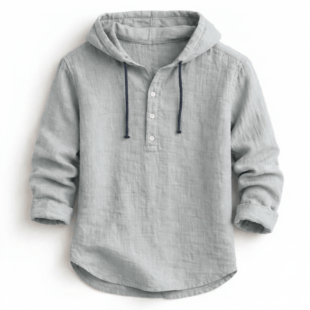 Bergen Hooded Linen Shirt