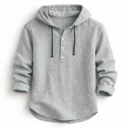Bergen Hooded Linen Shirt