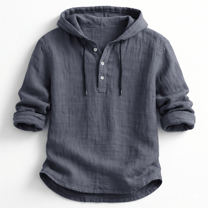 Bergen Hooded Linen Shirt